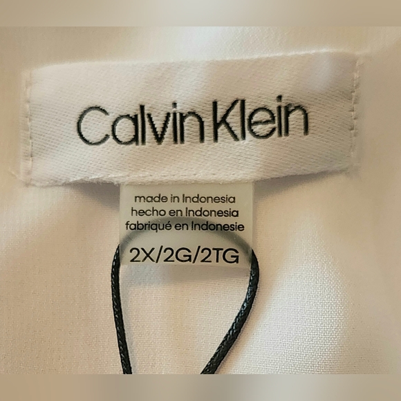 Calvin Klein White V-Neck Cami Tank Top NWT - Picture 6 of 8